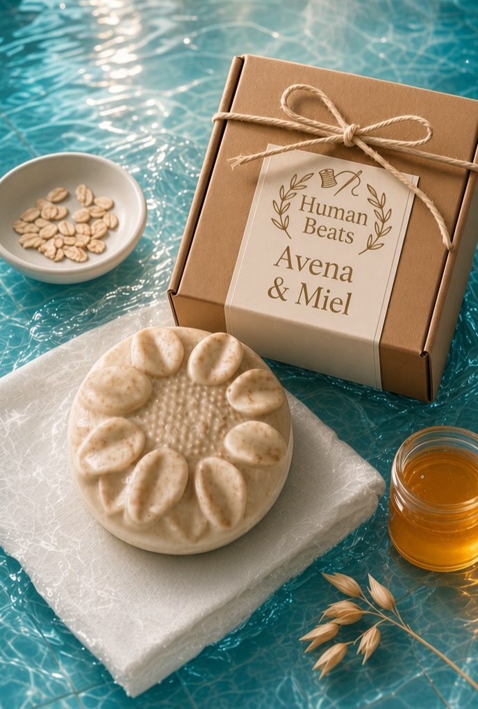 Jabon de avena y miel